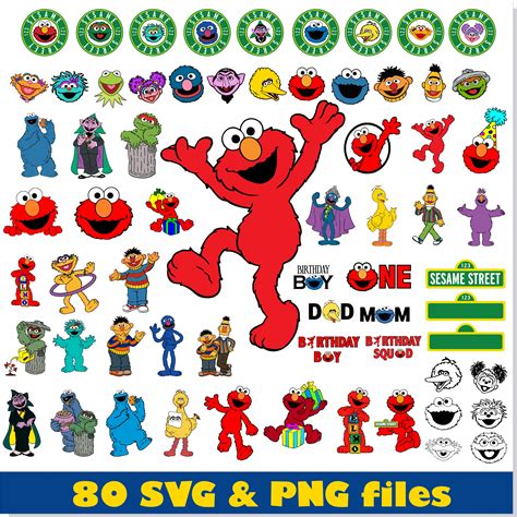 Sesame Street Svg Bundle Sesame Street Png Bundle Sesame S Inspire