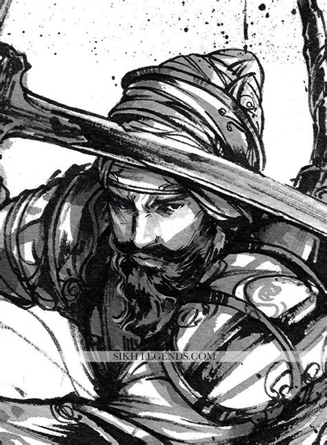 Banda Singh Bahadur Sikh Sikhart Sikh Guru Sikh Warrior Sikh Painting