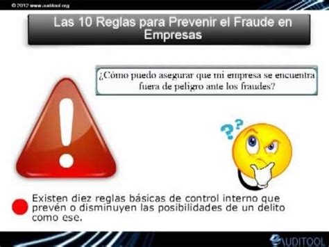 Las 10 Reglas Para Prevenir El Fraude En Empresas YouTube