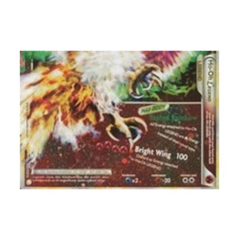 Pokemon Heartgold Soulsilver Ho Oh Legend Bottom Ur Holo Ex