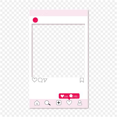Postagem Do Instagram Vetor De Fundo Transparente PNG ícone