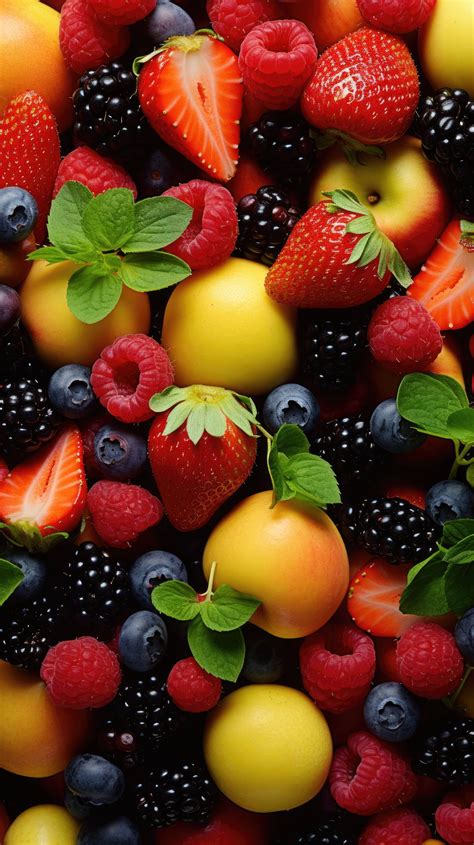 Free AI art images of fruit background