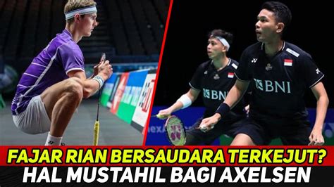 MENGEJUTKAN MUSTAHIL SAMAI REKOR SENIOR FAJAR RIAN VIKTOR AXELSEN