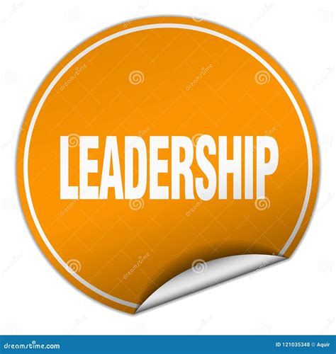 Leadership Sticker Stock Vector Illustration Of Leadership 121035348