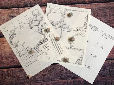 DnD 5e Printable Character Sheet Druid Circle Of Spores Etsy Nederland