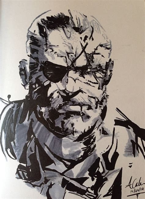 Big Boss Mgsv By Hawk Eye Aless On Deviantart