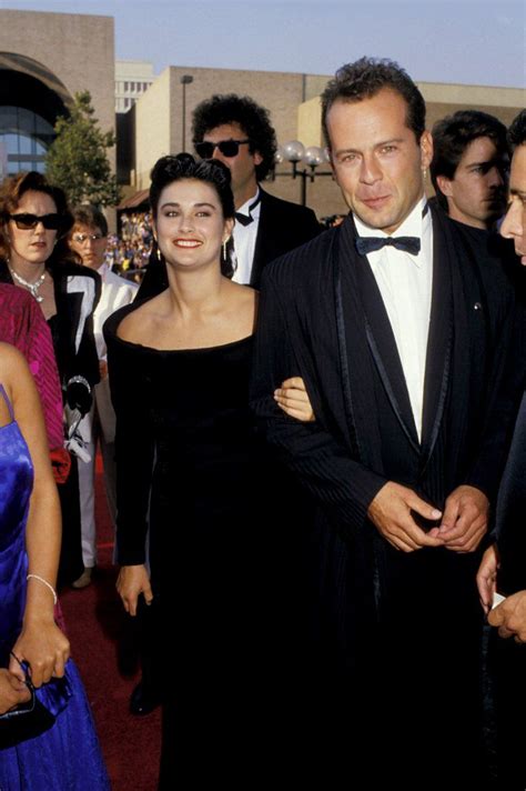 Demi Moore And Bruce Willis In 1987 Celebrity Couples Famous Couples Demi Moore