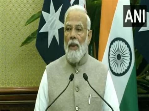 Pm Modi Raises Issue Of Attacks On Temples In Australia Says Pm