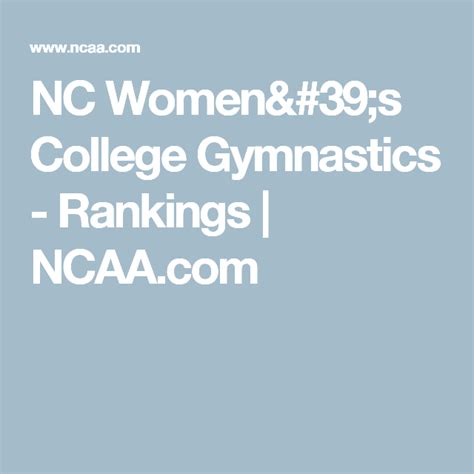 √ College Rankings For Gymnastics - National Guard