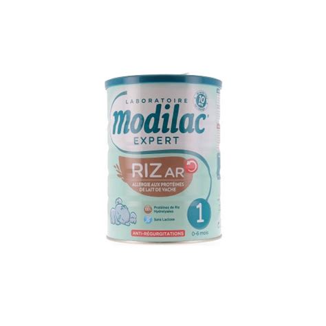 Modilac Expert Riz AR 1 Âge 800g DocMorris France