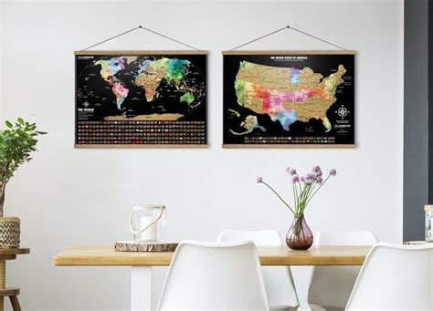 Win a Pair of Scratch Off Maps - The Bucket List Project