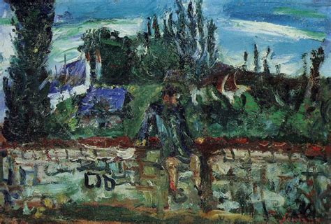 Paysage à Champigny Soutine Huile sur toile 36 x 52 cm Flickr