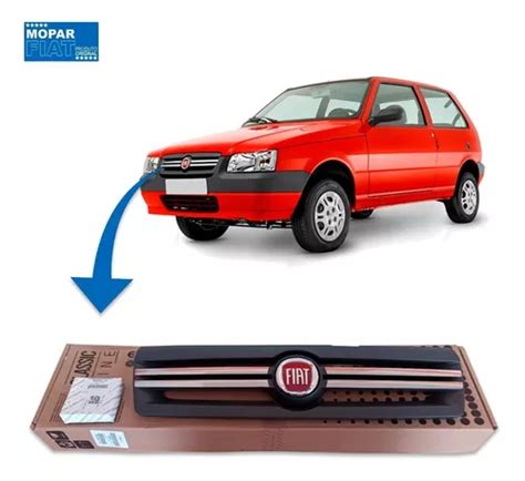 Grade Completa Radiador Cromada Original Fiat Uno Mille