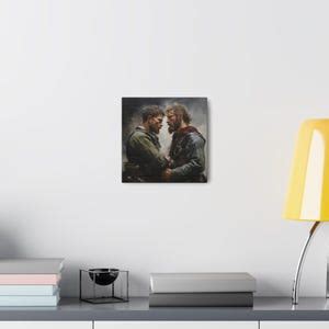 Scottish Highlanders Wall Art Gay Men In Love Queer Art Queer Art