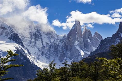 Cerro Torre Glacier An Amazing View From Maestri Mountain Shelter