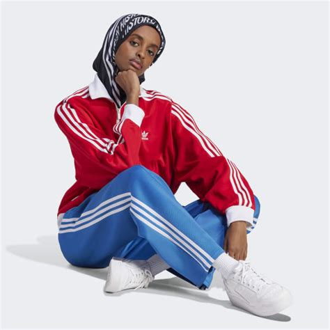 Adidas Adicolor Classics Oversized Sst Tracksuit Bottoms Blue Adidas Uk