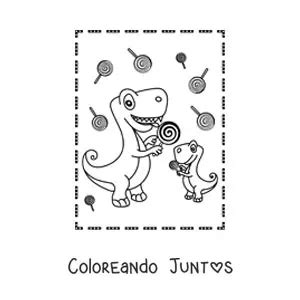 45 Dibujos de Dinosaurios Bebés para Colorear Gratis Coloreando Juntos