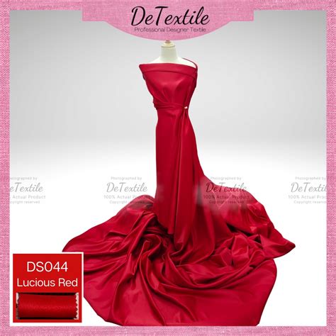 Detextile Heavy Premium Duchess Satin Bridal Satin Fabric For Wedding