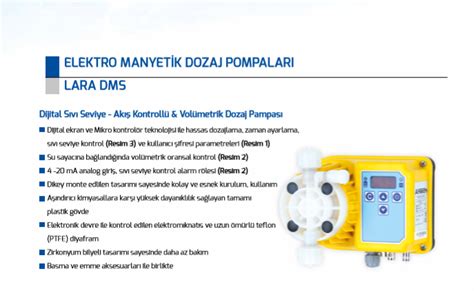 Elektro Manyetik Dozaj Pompas