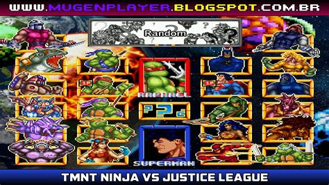 Teenage Mutant Ninja Turtles Vs Justice League Mugen 2020 Youtube