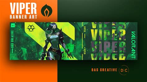 Making A Valorant Style Banner Header Art In Photoshop Speedart