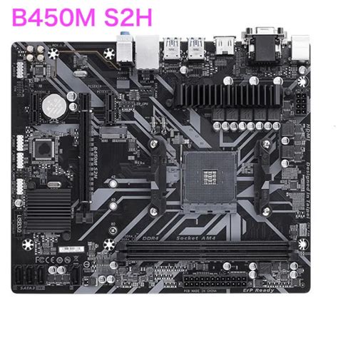 Gigabyte B450m S2h Motherboard Ddr4 Micro Atx B450 Socket Am4 Mainboard Laptop