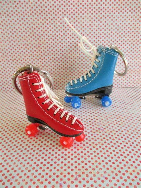 Pair Of Vintage Roller Skate Key Chains By 5and10vintage On Etsy