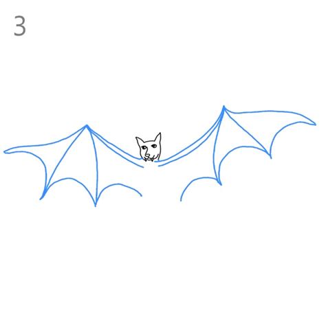 How to Draw a Bat for Halloween - Step by Step Easy Drawing Guides ...