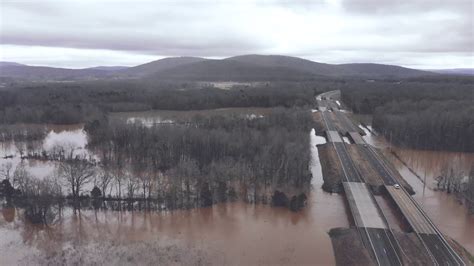 Drone Video Shows Flint River Basin Flooding In Alabama YouTube