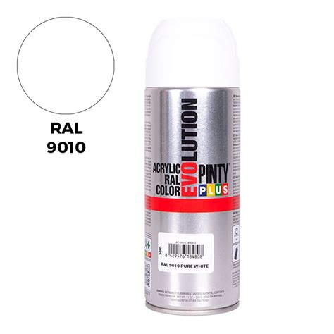 Spray Ral 9010 Blanco Brillante 400ml Zurione