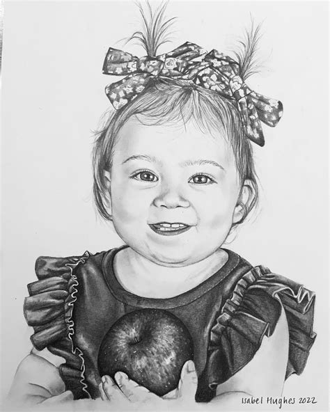 Pencil Portrait, Pencil Drawing, Family Portrait, Custom Art, Art From ...