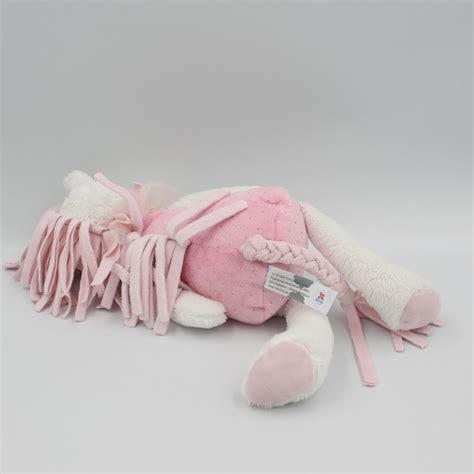 Doudou Licorne Rose Blanche Dor Pois Simba Toys Nicotoy