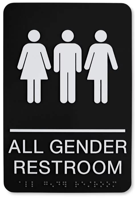 Gender-Neutral Restroom Signs – Sign Guys NYC