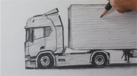 Como desenhar um caminhão SCANIA R450 PASSO A PASSO narrado YouTube