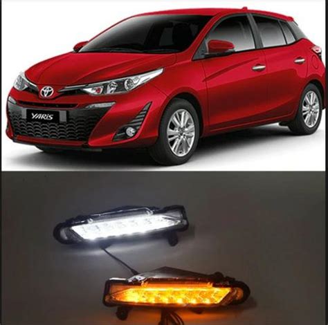 Luz Diurna Drl Daylight Led Toyota Yaris 2018 A 2022 ECO SOM