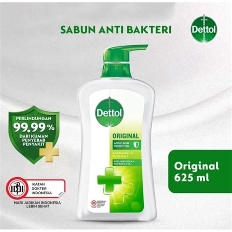 Jual Dettol Body Wash Original 625 Ml Shopee Indonesia