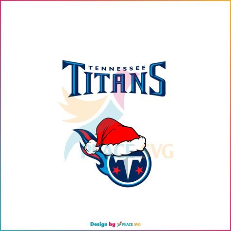 Tennessee Titans Nfl Christmas Logo Svg Digital Cricut File Peacesvg