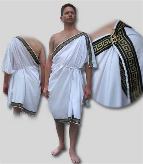 Male Greek Chiton From Garb The World Greek Clothing Ancient Greek Costumes Ancient Greek