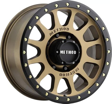 Method Race Wheels Sierra 2500 Mr305 Nv Bronze Matte Black Lip 8 Lug