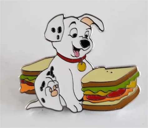 Disney Dalmatians Puppy Rollie Sandwich Htf Box Lunch Pin Free