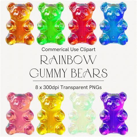 Gummy Bear Clipart, Transparent Png, Candy Graphics, Gummy Bear Candy ...