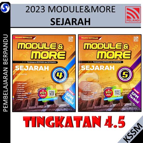 BUKU AKTIVITI 2023 MODULE MORE SEJARAH TINGKATAN 4 TINGKATAN 5 KSSM