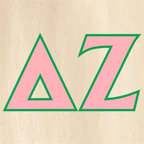 Delta Zeta Sorority SVG | Delta Zeta Letter vector File | Delta Zeta ...