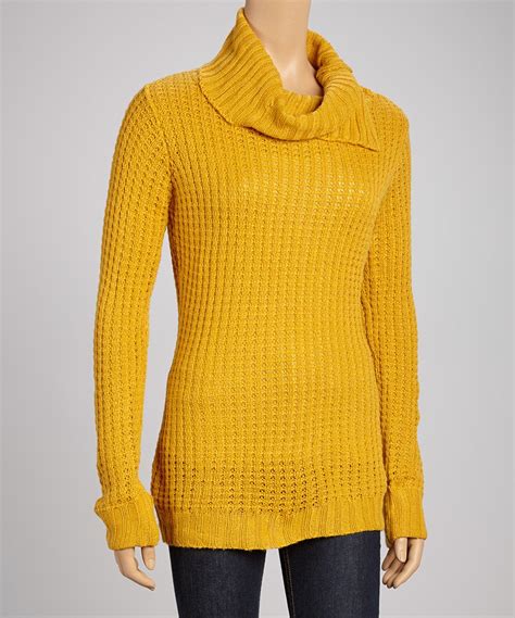 Mustard Cowl Neck Sweater Sweaters Cowl Neck Sweater Warm Outfits