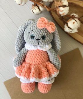 Ammigurumi Plush Bunny In A Dress Free Pattern Artofit