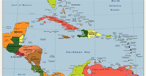 Picante internacional Arbitraje mapa politico del caribe Regularidad ...