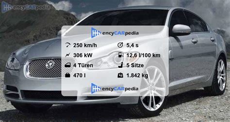 Jaguar XF 4 2 V8 Supercharged X250 Technische Daten 2008 2009