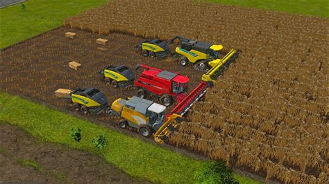 Wheat Harvesting With Big Harvester In Fs Farming Simulator