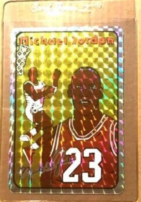 Michael Jordan Rookie Jewel Prism Nba Basketball Vending Etsy