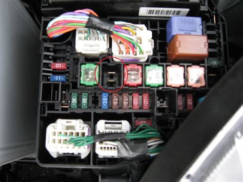 2008 Toyota Yaris Fuse Box Diagrams